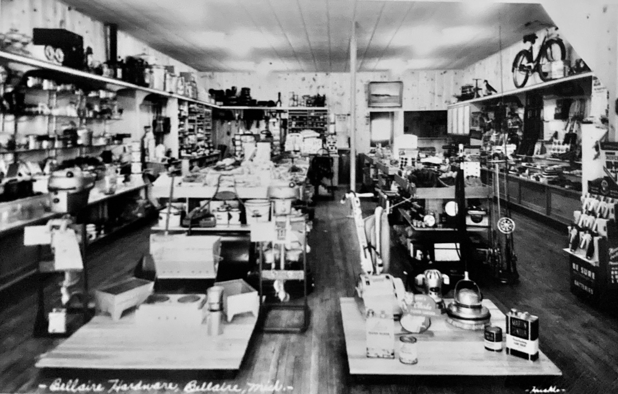 Inside Bellaire Hardware c.1950