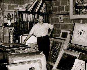 Culver photo of him in studio 1955